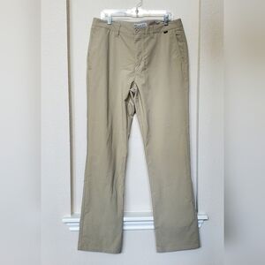 Travis Mathew Tan Sporty Straight Leg Pants.  Size 34